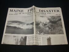 1947 MAINE FIRE DISASTER PICTORIAL REVIEW - GREAT PHOTOS - NP 4251Z picture