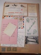 LARGE LOT OF 1950'S MEMORABILIA TRAVEL CRUISES COLLECTIBLE STUBS & MORE TUB BBB picture