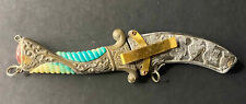 Chinese Stainless Steel Dagger Letter Opener with Sheath 7