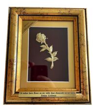 The Rose Flower Of Love Souvenir,  925 Silver ,  24K  Gold Plated  ( Handmade ) picture