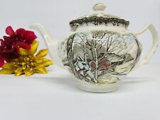 Johnson Brothers Friendly Village England- Sugar Maples 4 Cup Teapot Vintage picture