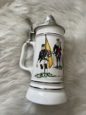 Vintage Porcelain Collector German Beer Stein 1719 Parade Seidel Miners Rare picture