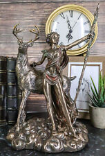 10.25 Inch Greek Goddess Diana Artemis and Moon Statue Figurine picture