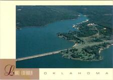 OK, Oklahoma  LAKE EUFAULA  Bird's Eye View  ROAD & MARINA   4X6 Postcard picture