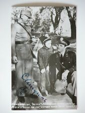 RPPC CHINGWAH LEE BUTCH JENNINGS MGM's LITTLE MR JIM AUTOGRAPHED PHOTO POSTCARD picture
