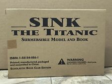 New Never Opened Sink The Titanic Submersible Model And Book. See Pictures  picture