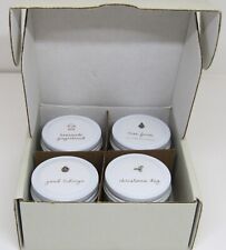 Antique Candle Co, Merry Christmas Sample Pack. 4 Small Jar Candles. picture