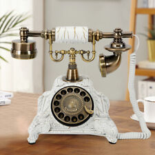 Vintage Antique European Style Old Fashioned Rotary Dial Phone Handset Telephone picture