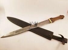 CUSTOM Handmade Damascus Steel VIKING Sword Battle Ready With Sheath GREEK SWORD picture