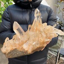 7.9lb A+++Large Natural clear white Crystal Himalayan quartz cluster /mineralsls picture