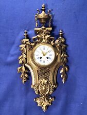 1844 ANTIQUE FRENCH JAPY FRERES STRIKES KEY WOUND,SOLID BRONZE,WALL CLOCK picture