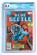 Blue Beetle #1 DC Comics 6/86 CGC Newsstand Edition 8.5 White Pages 1st Firefist picture