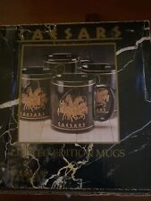 Caesars Palace Limited Edition Mugs Set Of 4 Mint Condition Original Box picture