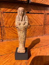 ANCIENT EGYPTIAN FAIENCE USHABTI 600 - 300 B.C Estate Found picture