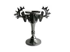 Aluminium Stag Head Pillar Candle Holder 10 inches Deer Head Candle Stand picture
