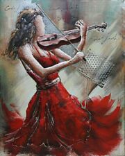 Music Lover Concert Hall 3-D Painting Handcrafted Detailed Fine Art DEAL picture