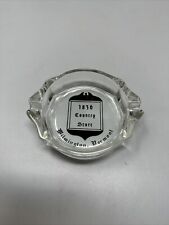 Vtg 1836 Country Story Wilmington Vermont Glass Ashtray picture
