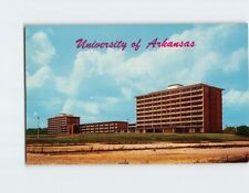Postcard Dormitories University Of Arkansas Fayetteville Arkansas USA picture