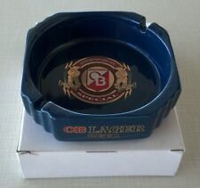  OB LAGER SPECIAL BEER Blue Ceramic Ashtray(s) New/Old Stock in Box  picture