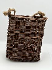 Wall Basket  Grape Vine Hanging Basket 21” Long With Rope Hanger picture