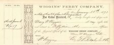 Wiggins Ferry Co. Issued to Estate of Samuel B. Wiggins and Signed by Wm. Wiggin picture