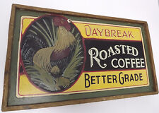Large Heavy Unique Vintage Daybreak Roasted Coffee Better Grade Wall Sign 2006 picture