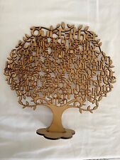 Lords Prayer Wood Tree 10inches long, wood color  picture