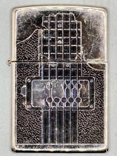 2005 Electric Guitar High Polish Chrome Zippo Lighter picture