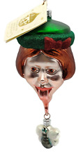 Patricia Breen I Don't Know Why Green Hat Fly Christmas Holiday Tree Ornament picture