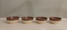 4 Vintage Retro Raffiaware by Thermo Temp Cereal/Dessert/Ice Cream Bowls  picture