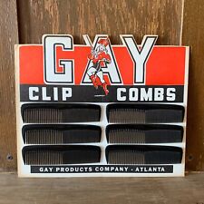 Vintage Original 1950s GAY CLIP COMBS Store SHOP DISPLAY Gay Products Co NOS picture