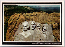 Mount Rushmore Aerial View Keystone South Dakota Shrine Democracy VTG Postcard picture