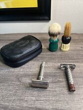 Gillette Red Tip Super Speed  Double Edge Safety Razor - D4 1958 195 Fat Boy KIT picture