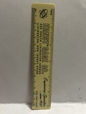 Vintage Yellow Plastic Ernst Gage Co. Engineering Specialties 6 Inches Long picture