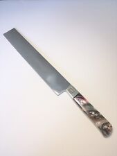 Kosher Chalef, Daakas Kosher Slaughter Knife, Synthetic Abalone Handle picture