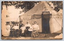 Vintage Postcard Camp Riley Kansas ? People RPPC Real Photo  -*12562 picture