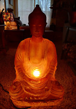 BUDDHA life sized FIBERGLASS PLASTIC blown mold BEAUTIFUL Buddhism SYMBOL glow picture
