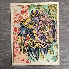 Alex Riegel Original Comic Book Art - Set of 6 Drawings - Thanos, Dracula picture