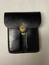 US GI VIETNAM ERA COLT 45 LEATHER POUCH FOR TWO 7 ROUND MAGAZINES NOT INCLUDED. picture