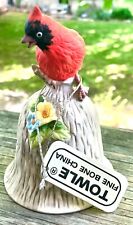 Vintage Towle Cardinal Bird Sitting on Bell Fine Bone China picture