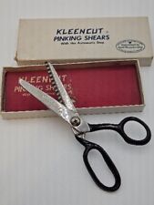 Vintage Kleencut Pinking Shears w/ Automatic Stop w/ Box #389 Acme Shear Co.  picture