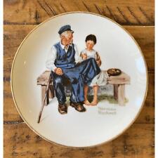 VINTAGE NORMAN ROCKWELL 6.5” PLATE THE LIGHTHOUSE KEEPER’S DAUGHTER. picture