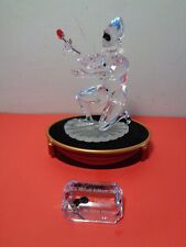 Swarovski Crystal 2001 Masqerade Harlequin Figurine with Plaque & Stand picture