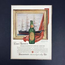 Vintage 1940 Ballantine’s Ale Full Page Print Magazine Ad Beer picture