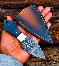 Premium Skinner Knife - Precision Blade Damascus Steel Survival KNIFE W/SHEATH picture
