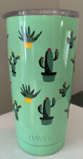 Davids tea  mint green cactus  Tumbler travel mug picture