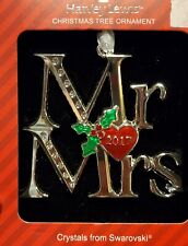 Harvey Lewis Mr & Mrs 2017 Christmas tree Ornament crystals from Swarovski  picture