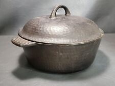 Chicago Hardware Foundry #8 Hammered Cast Iron Dutch Oven picture