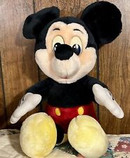 Vintage Mickey Mouse Plush Stuffed Animal 1980s Disney World Disney Land 12 In picture