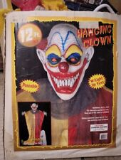Vtg BOXED RARE FITCO 12 FT HANGING CLOWN EYES LIGHT UP HALLOWEEN PROP Spirit  picture